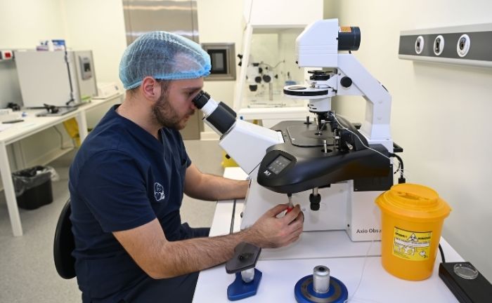 pregled u laboratoriji